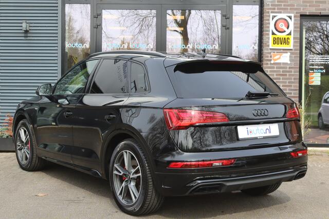 Audi Q5 50 TFSI e S-Line Optiek Matrix LED/Luchtvering/Keyless/Leder/Camera/MMI+/Virtual Cockpit/ACC/Headup/19"