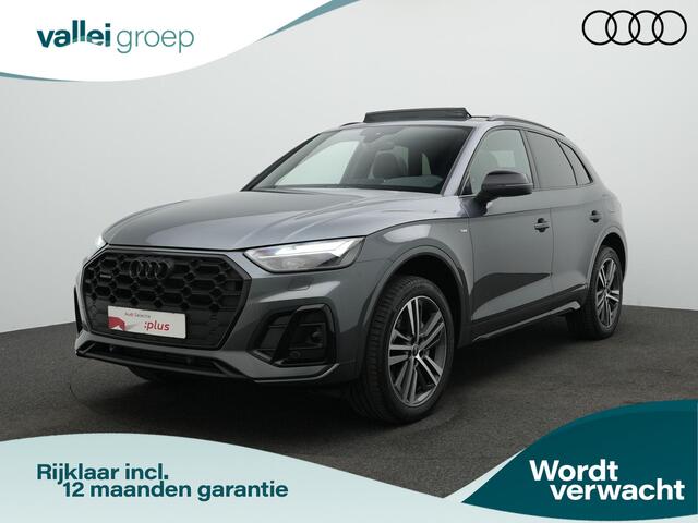 Audi Q5 50 TFSI e 299 pk S-Line | Panoramadak | Trekhaak | Leder/alcantara | Achteruitrijcamera | Stoelverwarming | Adaptive Cruise