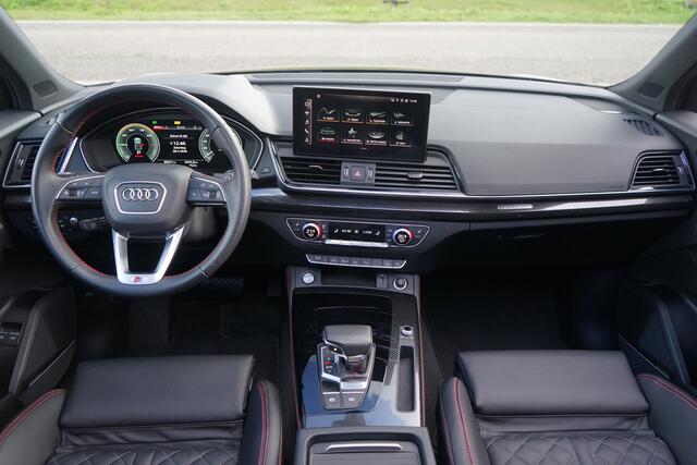 Audi Q5 55 TFSI E S Edition 367PK Panodak Luchtv. Fijnnappa Head Up B&O Carbon