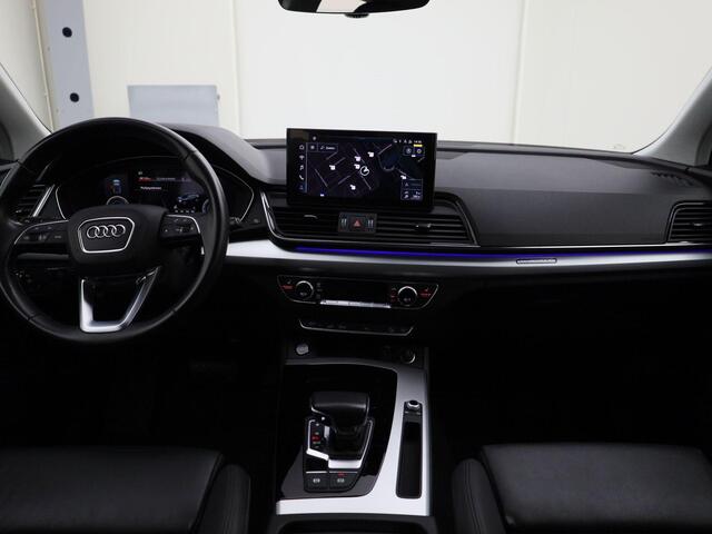 Audi Q5 50 TFSIe 299pk Advanced edition · Panoramadak · Leder · Trekhaak · Stoelverwarming · Apple/Android Car Play ·