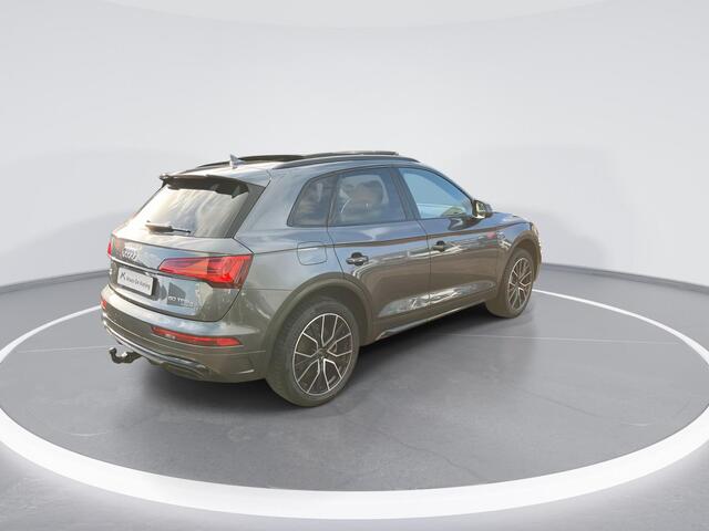 Audi Q5 50 TFSIe 220kW/299PK S Line · Panoramadak · Trekhaak · Camera · Adaptive Cruise Control · Apple/Android Car Play · Leder/Alcantara · Garantie t/m 07-06-2026