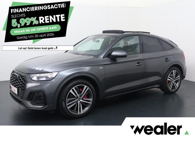 Audi Q5 Sportback 55 TFSI e S edition | 367 PK | Automaat | SoH 92% | Panoramadak | Adaptive cruise control | Matrix LED koplampen | Dodehoek detectie |