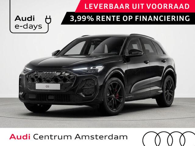 Audi Q5 S edition Competition e-hybrid 367 pk | Panorama-glasdak | Trekhaak, elektr. wegklapbaar | MMI bijrijdersdisplay | Geheugen bestuurdersstoel |