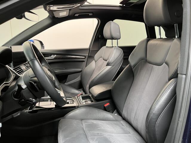 Audi Q5 50 TFSI e Advanced edition Quattro / AUTOMAA/ SOH 94%/ PANO/ 360 CAMERA/ MATRIX/ OLED ACHTERLICHTEN/ HEAD-UP/ MEMORY SEATS/ KEYLESS/ CRUISE/ AKOESTISCH GLAS/ STOELVERWARM./ SMARTPHONE INTERFACE/ NAVI/ CLIMA/ DAB/ 19" LMV