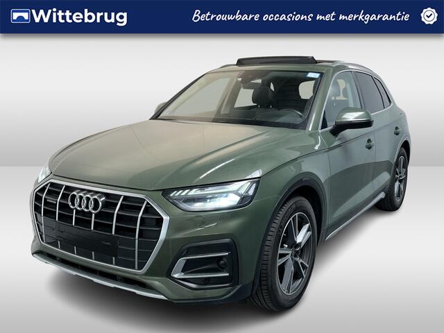 Audi Q5 50 TFSI e Advanced edition Quattro / AUTOMAAT/ SOH 95%/ LUCHTVERING/ PANO/ B&O/ CAMERA/ PARK. SENSOREN/ MATRIX/ OLED ACHTERLICHTEN/ HEAD-UP/ MEMORY SEATS/ KEYLESS/ CRUISE/ STOELVERWARM./ SMARTPHONE INTERFACE/ NAVI/ 19" LMV