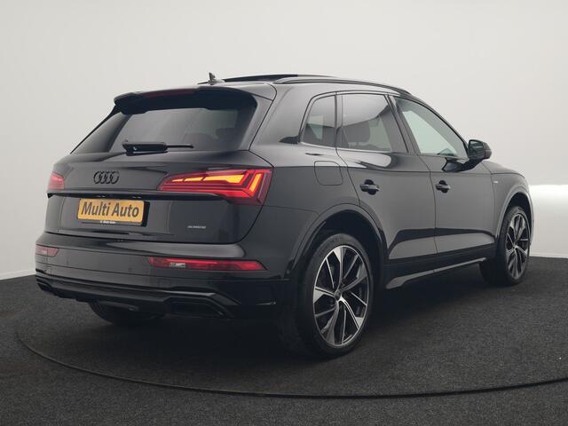 Audi Q5 50 TFSI e S Line PHEV 300pk Dealer O.H. | Trekhaak Af Fabriek | Panodak | 360 Camera | Adaptive Cruise | Sportstoelen Memory & Verwarmd | Park Assist | Navigatie | DAB | Standkachel | Plug In Hybrid |