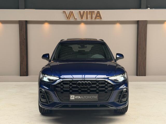 Audi Q5 50 TFSI e S edition Pano|Matrix|Camera|Trekhaak|Dodehoekdetectie| Inclusief 12 maanden garantie en onderhoudsbeurt