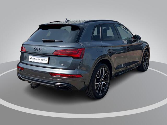 Audi Q5 50 TFSIe 220kW/299PK S edition Competition · Trekhaak · Drive select · Luchtvering · Camera + Parkeersensoren · Garantie t/m 09-10-2028 of 100000km.