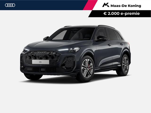 Audi Q5 2.0 TFSI e-hybrid quattro S edition 299 PK · Tech plus · Glazen panoramadak · Exterieurpakket zwart