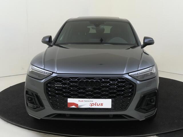 Audi Q5 Sportback 55 TFSI e S edition Competition | SoH 96% | Panoramadak | Trekhaak | Luchtvering | Bang & Olufsen | Lederen bekleding 'Valcona' | 360 camera | Parkeerassistent |