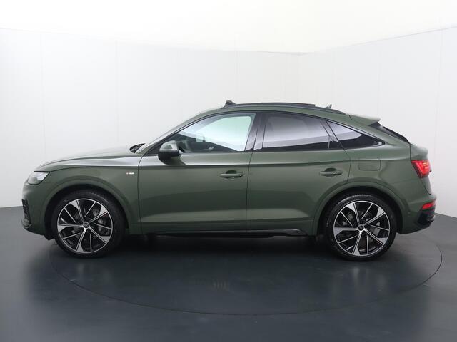 Audi Q5 Sportback 50 TFSI e S edition | 299 PK | SoH 100% | Panoramadak | Luchtvering | Head-up display | Area View 360 | Dodehoek detectie |