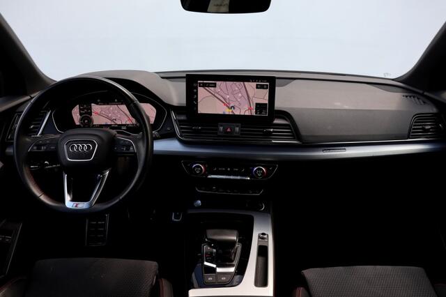 Audi Q5 50 TFSIe Quattro S-Line - 299 pk **Luchtvering / Pano / HuD