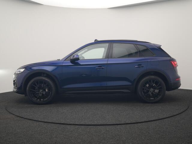 Audi Q5 50 TFSI e Advanced edition PHEV 300pk Dealer O.H. | Panodak | Head Up | Adaptive Cruise | 360 Camera | Bang & Olufsen | Matrix LED | Lederen Comfortstoelen Memory & Verwarmd | Keyless | Apple Carplay | Navigatie | DAB | Plug In Hybrid |