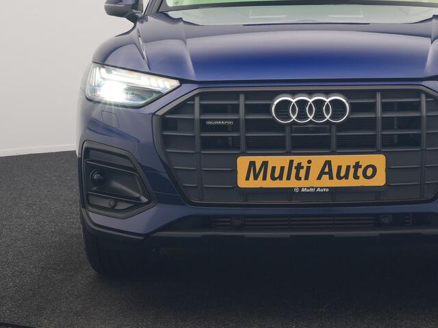 Audi Q5 50 TFSI e Advanced edition PHEV 300pk Dealer O.H. | Panodak | Head Up | Adaptive Cruise | 360 Camera | Bang & Olufsen | Matrix LED | Lederen Comfortstoelen Memory & Verwarmd | Keyless | Apple Carplay | Navigatie | DAB | Plug In Hybrid |