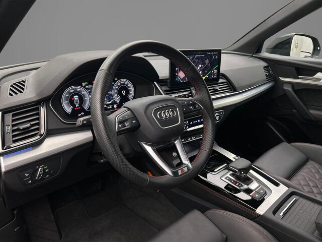Audi Q5 50 TFSI e 300 PK quattro S edition Competition | 20-Inch | Zwart-Optiek | Tour-Pack | Matrix | Sportplus-Stoel | Elek.verstl-Stoelen | Ambient-Light | Privacy-Glas |