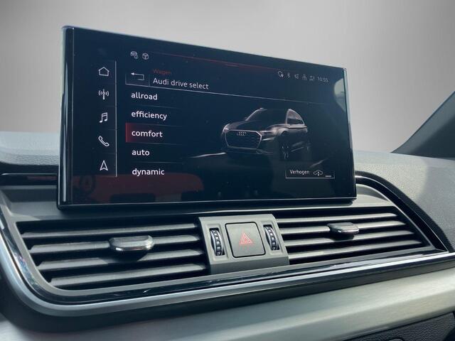 Audi Q5 50 TFSIe 220kW/299PK S Line · Panoramadak · Camera · Luchtvering · Apple/Android Car Play · Drive select · Garantie t/m 28-05-2028 of 80000km.