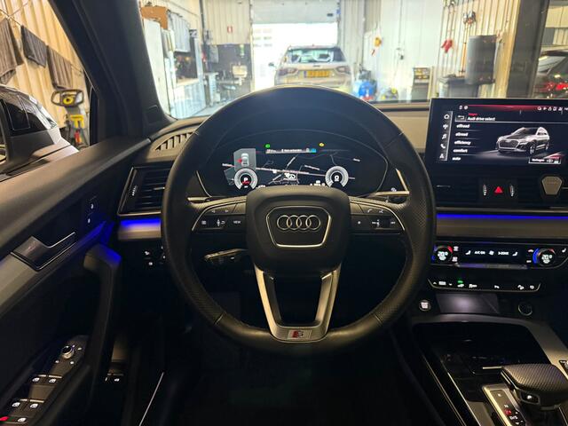 Audi Q5 55 TFSI e 367 pk S-Edition / Pano-Dak/ Adaptive-Cruise/ Matrix-HD/ Keyless/ Massage/ B&O/ Virtual/ Luchtvering/ S-Stoelen/ 21''LMV