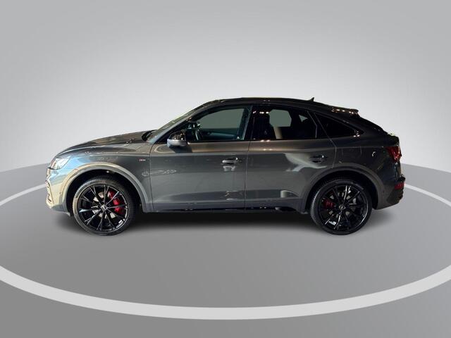 Audi Q5 Sportback 50 TFSI e 299pk S edition Competition · 360 gr Camera · Apple/Android Car Play · Adaptive Cruise Control · 21'' Velgen · Alarmklasse 3+5 · Garantie t/m 10-03-2027 of 100.000km