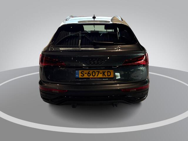 Audi Q5 Sportback 50 TFSI e 299pk S edition Competition · 360 gr Camera · Apple/Android Car Play · Adaptive Cruise Control · 21'' Velgen · Alarmklasse 3+5 · Garantie t/m 10-03-2027 of 100.000km