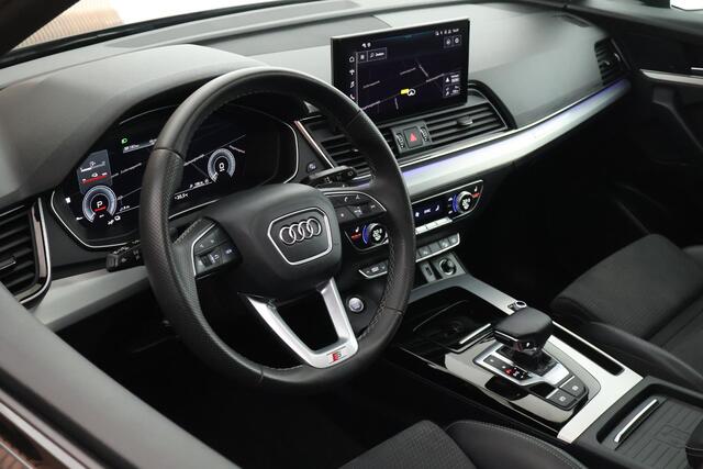Audi Q5 50 TFSI e 299pk S edition Trekhaak Camera Keyless Stoelverwarming Panoramadak Navigatie 2x S-Line