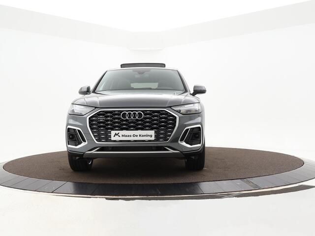 Audi Q5 Sportback 50 TFSIe 299pk S-Tronic S edition Competition · Panoramadak · Camera · Keyless · Elek. Stoelen + Geheugen Bestuurder · Elek. Achterklep · Apple/Android Car Play ·