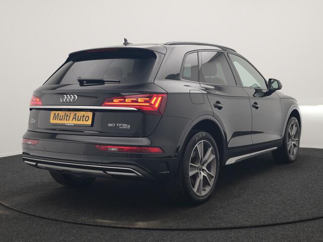 Audi Q5 50 TFSI e S Line PHEV 300pk Dealer O.H. | Matrix LED | 360 Camera | Bang & Olufsen Audio | Sfeerverlichting | Keyless | Elektrische Sportstoelen Verwarmd | Navigatie | DAB | Cruise Control | Plug In Hybrid |