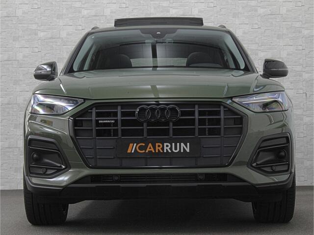 Audi Q5 50 TFSI e #RS-Leder | Panorama | ACC | Carbon | Virtual-Cockpit | 3-Zone Clima | Carplay | Zonwering | Getint Glas | Black-Optic | Lane-Assist | Stoelverwarming | District Green | Rijklaar incl. Bovag garantie |