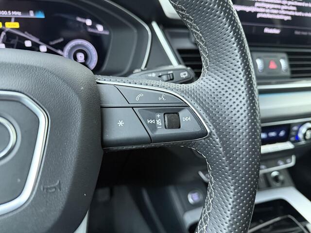 Audi Q5 Sportback 50 TFSI e S edition Competition | 299 PK | SoH 87% | Trekhaak | 360 graden camera | Matrix LED | S line | Luchtvering |