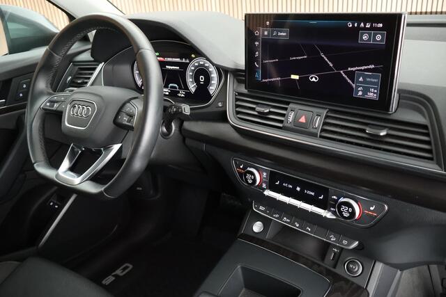 Audi Q5 55 TFSI e 376pk S edition Trekhaak Camera Luchtvering Stoelverwarming Keyless Massage Navigatie S-Line