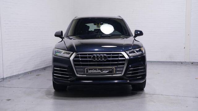 Audi Q5 35 TDI quattro S edition NAP 2e eigen. Led-koplampen half-lederen bekleding DAB ontvangst stuurbediennig cruise-controle climate-controle allu-dakrails 19"-lmv Navi S-Line int. 1e Eigenaar NAP Rijklaar!