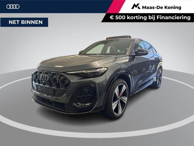 Audi Q5 Sportback 2.0 TFSI e-hybrid 367pk Quattro S edition Competition · Panoramadak · Inklap. Trekhaak · 360 Camera · Matrix LED · Elek. Stoelen · RS Carbon Styling Pack · Garantie t/m 10-12-2030 of 100.000km