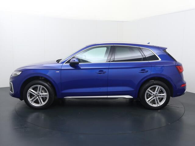 Audi Q5 50 TFSI e Advanced edition | 299 PK | SoH 87% | Adaptive Cruise Control | Matrix LED | Achteruitrijcamera | Stoelverwarming | S line interieur | 19" LM velgen |
