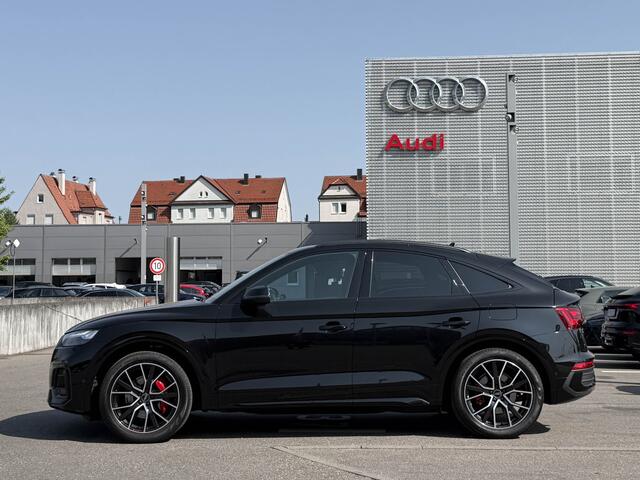 Audi Q5 Sportback 50TFSI E S-Line 300pk Competition Lucht Pano 20-Inch Black optic Tr-Haak M-Led 360Cam ACC Lane/Side Assist