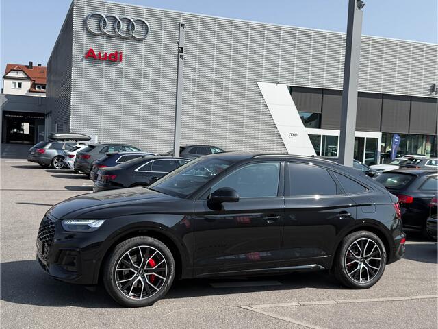 Audi Q5 Sportback 50TFSI E S-Line 300pk Competition Lucht Pano 20-Inch Black optic Tr-Haak M-Led 360Cam ACC Lane/Side Assist