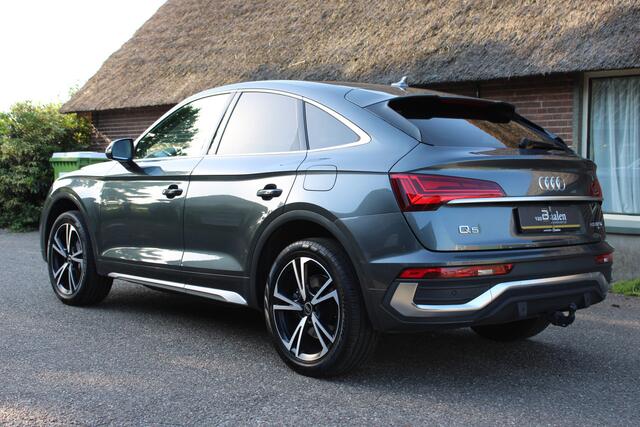 Audi Q5 Sportback 55 TFSI e S edition SOh 92,9% S-LINE LEER NAVI HUD TREKHAAK 90000KM!!!