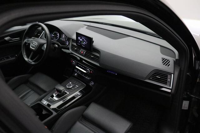 Audi Q5 55 TFSI e quattro Competition 2019 S-Line | Lederen bekleding | Cruise control | Trekhaak | Climate control | PDC | Xenon LED | DAB | Keyless | Luchtvering | Stoelverwarming |