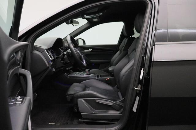 Audi Q5 55 TFSI e quattro Competition 2019 S-Line | Lederen bekleding | Cruise control | Trekhaak | Climate control | PDC | Xenon LED | DAB | Keyless | Luchtvering | Stoelverwarming |