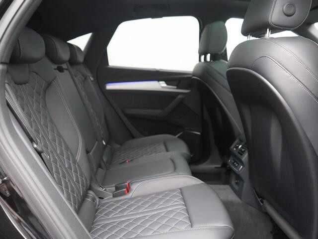 Audi Q5 Sportback 50 TFSI e 2x S Line PHEV 300pk Dealer O.H. | Trekhaak Af Fabriek | Panodak | 360 Camera | Matrix LED | Lederen Sportstoelen Verwarmd | Sfeerverlichting | Cruise Control | Navigatie | DAB | 20"L.M | Plug In Hybrid |