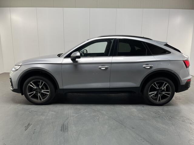 Audi Q5 Sportback 50 TFSI e Advanced Quattro / AUTOMAAT/ LEER/ PARK.SENSOR.V+A/ CAMERA/ SMARTPHONE INTERFACE/ STOELVERWARM./ MEMORY SEAT/ ELEK.ACHTERKLEP/ HEAD-UP/ CRUISE/ KEYLESS/ DIGITAL DASH/ RIJ-MODI/ NAVI/ DAB/ CLIMA/ LED