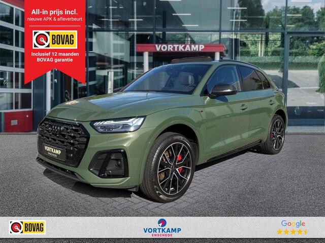 Audi Q5 55 TFSIe QUATTRO S-LINE PANO-DAK/TREKHAAK/BenO/CAMERA/ELEK-KLEP/STOELVERW