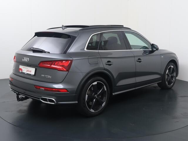 Audi Q5 55 TFSI e quattro Competition | SoH 89% | 367 PK | Trekhaak | Panoramadak | Luchtvering | Achteruitrijcamera | Stoelverwarming V+A | S line |