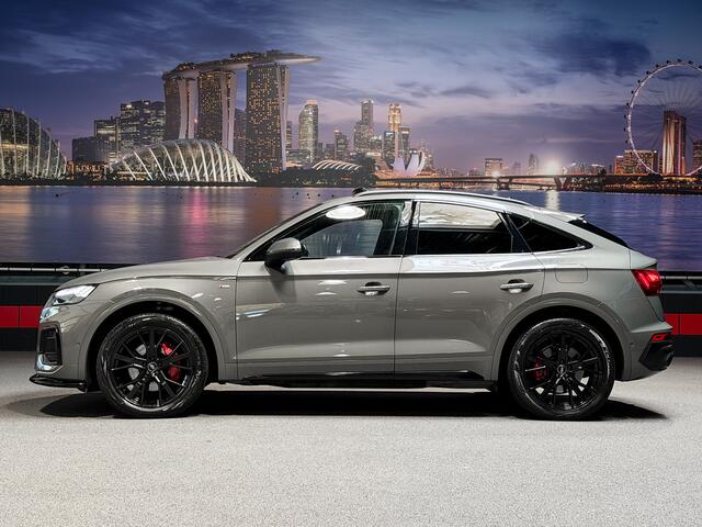 Audi Q5 Sportback 50 TFSI e 3x S-Line Chronosgrey|Luchtvering|Trekhaak|Panorama|360camera|BTW – foto 5