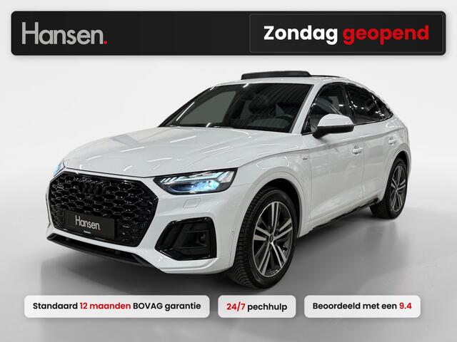 Audi Q5 Sportback 55 TFSI e S edition Competition I Panoramadak I Matrix I Luchtvering I 360 Camera I Elek. Achterklep I Stoelverwarming I Cruise Control I