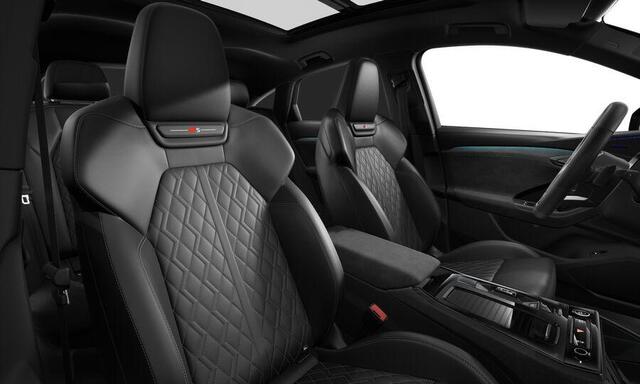 Audi Q6 Sportback e-tron 100 kWh quattro 428 PK S edition | Sportstoel S plus leder zwart | Adaptieve luchtvering | Augmented Reality head-up display |