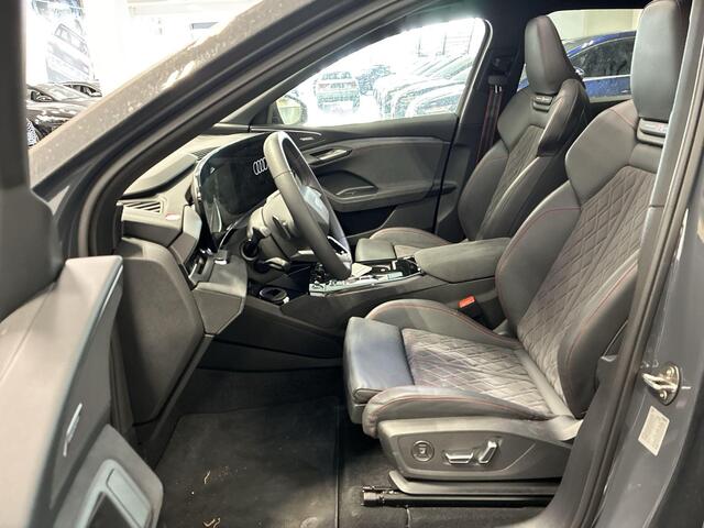 Audi Q6 e-tron S edition 306pk 100 kWh · SOH 97,3% · Warmtepomp · Panoramadak · Wegklapbare Trekhaak · Luchtvering · Bang & Olufsen · Elek. Voorstoelen · 21'' Inch · Garantie t/m 25-05-2030 of 100.000km