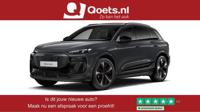 Audi Q6 e-tron quattro 100 kWh Tech Pro - Trekhaak - Panoramadak - Zonneschermen - Zijruiten akoestisch glas - MMI experience plus - B&O - Adaptive air suspension - Hill hold assist - 3-spaaks stuurwiel -