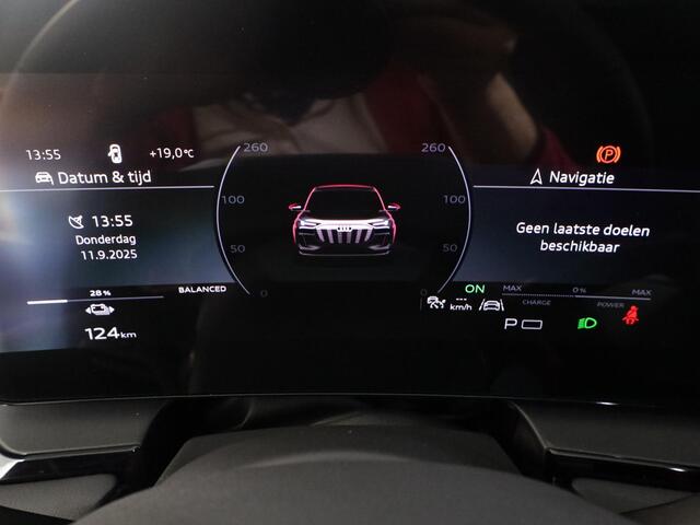 Audi Q6 e-tron Advanced edition perf 306pk 100Kwh | Tech plus | Sportstoel zwart leder-kunstl | Volledig in carrosseriekleur | Omgevingscamera's |