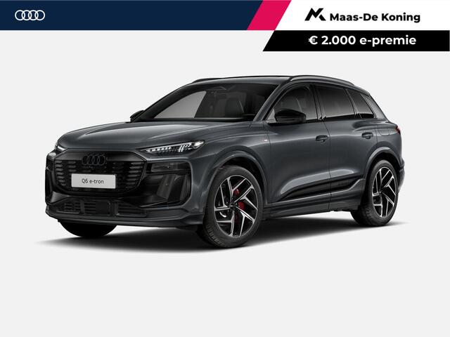 Audi Q6 e-tron S edition performance 100 kWh 306 PK · Adaptieve luchtvering · Trekhaak elek. wegklapbaar · Glazen panoramadak