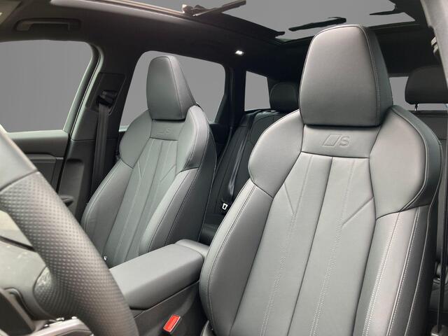 Audi Q6 e-tron S Line performance 100 kWh 225kW/306PK · Panoramadak · Leder · Trekhaak · Luchtvering · Bang & Olfusen · Garantie t/m 09-07-2030 of 100000km.