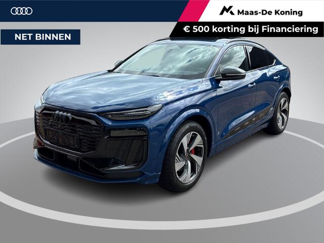 Audi Q6 306pk Sportback e-tron S edition performance 100 kWh · SOH 97,5% · Panoramadak · 360 Camera · Wegklapbare Trekhaak · Bang & Olufsen · Leder · Warmtepomp · Head-Up · 20'' Inch · Garantie t/m 17-09-2030 of 100.000km